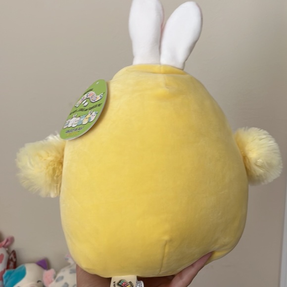 Squishmallows Aimee the Easter Chick with Bunny Ears NWT 8” HTF! - Picture 4 of 5
